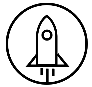 A rocket ship to represent launching your career
